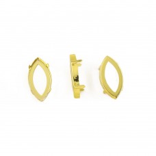 DZ 3004 navette shape metal claw open Settings with 4 hole